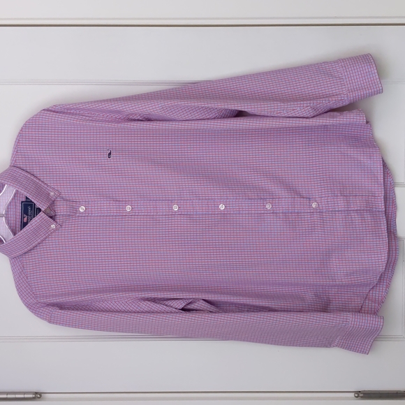 Men's L Vineyard Vines Performance Whale Shirt - Picture 1 of 5